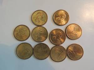 lot 123 image: Sacagawea Dollars 2000 P x 10