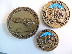 lot 128 image: Military Korea ALPHA 102nd2nd infantry and Pro Deo ET Patria C
