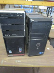 lot 28 image: DELL AND GATEWAY PC TOWER. UNTESTED.&nbsp