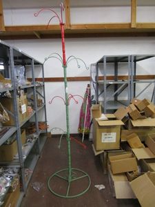 lot 10 image: UNIQUE COLORFUL HANGING RACK STAND