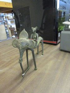 lot 91 image: BRASS SCULPTURE