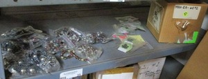 lot 35 image: LOT OF BEADED NECKLACES IN PACKINGING, EARRINGS IN PACKAGING, BOX OF MISC EARRINGS IN PACKAGING.&nbsp