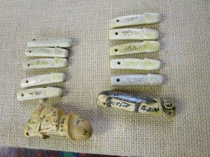 lot 168 image: LOT OF MIXED PHALLUSES... SOME POSSIBLY IVORY