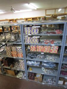 lot 53 image: 4 SHELVING UNITS, CONTENTS NOT INCLUDED