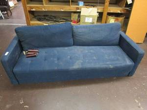 lot 56 image: COUCH, SEE PICS FOR CONDITION