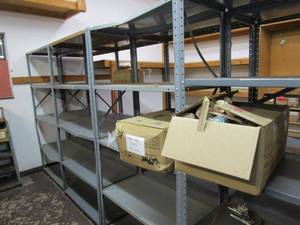 lot 191 image: 3 SHELVING UNITS, CONTENTS NOT INCLUDED