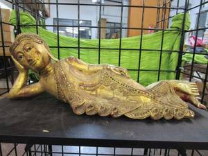 lot 250 image: LAYING DOWN NIRVANA BUDDHA