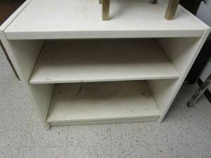 lot 270 image: WHITE WOOD BOOKCASE