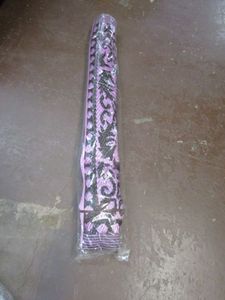lot 350 image: PURPLE AND BLACK MAT, 3X6