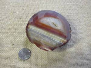 lot 407 image: BRAZILIAN AGATE W CRYSTALS