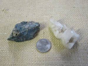 lot 410 image: CHALCOPYRITE PEACOCK ORE, QUARTZ CLUSTER