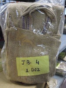 lot 216 image: SACK CLOTH TOTE BAGS, SMALL