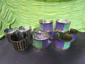lot 307 image: CUFF BRACELET LOT. SOME NEW IN PACKAGE