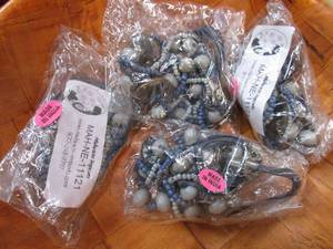 lot 308 image: HAND MADE NECKLACES NEW IN PACKAGING