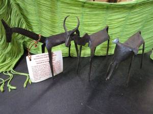 lot 368 image: IRON ANIMALS HAND MADE IN INDIA FOR DECOR INDOOR OR OUTDOOR,&nbsp