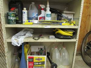lot 58 image: CONTENTS ON BOTTOM 3 SHELVES OF CABINET- SEE PICS