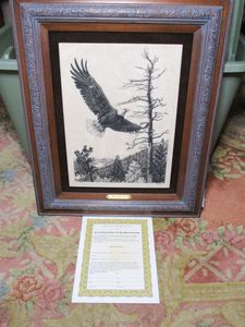 lot 104 image: LASER ETCHED ARTWORK ON MARBLE &amp CERTIFICATE OF AUTHENTICITY