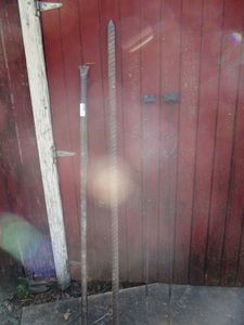 lot 404 image: VERY LARGE REBAR, YARD DECOR
