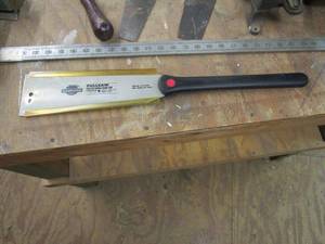 lot 279 image: QUALITY VINTAGE TEKAGI SHARK SAW SERIES DOUBLE BLADE PULL SAW