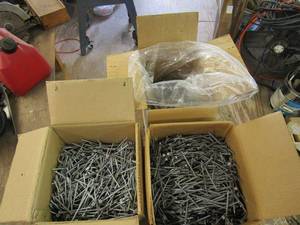 lot 345 image: 3 LG BOXES OF SCREWS