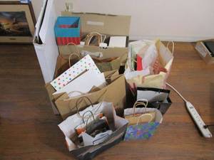 lot 269 image: HUGE LOT GIFT BAGS, SHOPPING BAGS, GIFT BOXES, ETC.