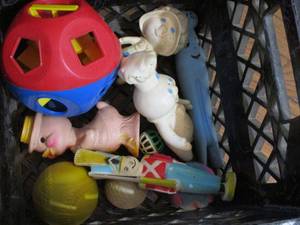lot 145 image: VINTAGE KIDS TOYS AND BALLS, PILLSBURY DOUGHBOY, POPPIE FRESH &amp MORE