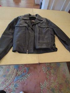 lot 422 image: HARLEY DAVIDSON INSULATED LEATHER JACKET