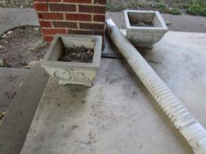 lot 426 image: 2 CEMENT PLANTERS
