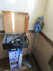 lot 121 image: SHARK ROCKET VACCUUM WITH MANY ATTACHMENTS &amp ORIGINAL BOX