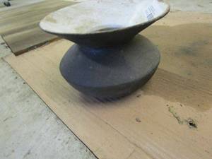 lot 105 image: ANTIQUE TABACCO SPIT CAST IRON CAN