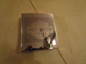 lot 194 image: BULOVA HARLEY DAVIDSON DIGITAL CLOCK WITH PHOTO FRAME
