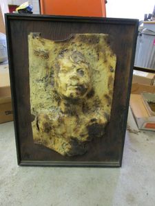 lot 314 image: ROSEBURG RESIN-TITE ARTWORK, FRAMED, UNKNOWN ARTIST
