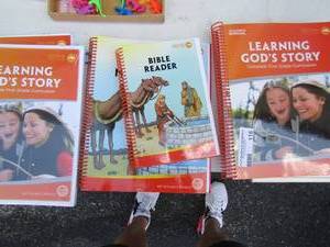 lot 116 image: Books on learning God story for kids