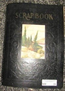 lot 24 image: Vintage scrapbook