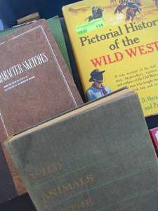 lot 134 image: Variety of books- Character sketches, Amazing World of Nature, Pictorial History of the Wild west and more,
