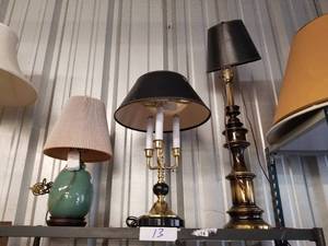 lot 13 image: Selection of Table Lamps