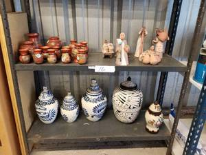 lot 16 image: Selection of Pottery house decorations