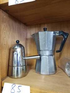 lot 85 image: Vintage coffeeexpresso makers
