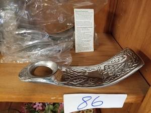 lot 86 image: Pewter wine bottle holders - set of 4