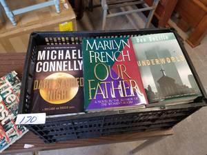 lot 170 image: Bin full of books