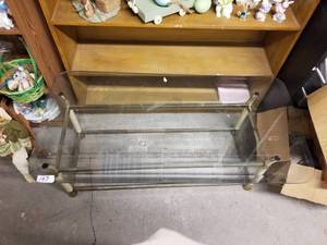 lot 197 image: Glass top coffee table