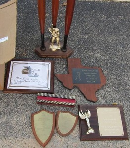 lot 75 image: Trophies and award plaques