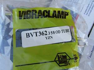 lot 163 image: 4 boxes of Vibra clamps NIP #BVT 362 3 58 OD tube 42M