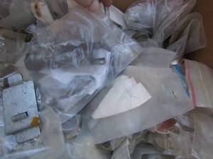lot 166 image: Box of wire connectors, air connectors and more