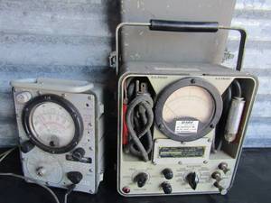 lot 197 image: DC-AC probe- multimeter TS-505U 115 VAC 50-4600 Small multimeter serial# 3594
