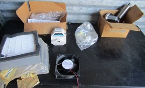 lot 205 image: Airflow central component easy load master flex 1612-c Safety insulation telecom NIB Emcel computer filters DC son ace fan for electrical