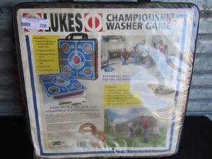 lot 206 image: Lukes Championship washer game NIB