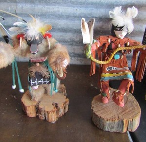 lot 256 image: Fran Yahzz M2528 Kachina doll 12 tall Snake 91 Kachina doll 12 Indian