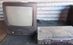 lot 291 image: Mirtek  DVD player 2110 no remote Emerson 19 TV no remote