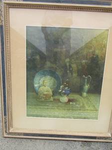 lot 312 image: Pawking art of Japanese dcor 39x32